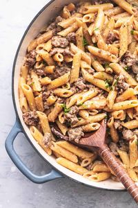 Creamy Sausage Pasta - Creme De La Crumb