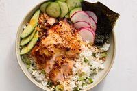 Sticky Miso Salmon Bowl Recipe