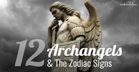 Archangels Each of the 12 zodiac signs is linked with 12 constellations and the Angels of the zodiac oversee all the people born