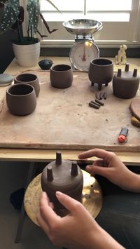 #ceramics #potteryvideos #clay #planters