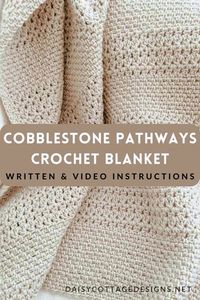 Elevate your home with this stunning crochet throw blanket pattern! Discover this gorgeous free textured design, and even watch the video tutorial to guide you through each step. Don't miss our top pick of the Cobblestone Pathways pattern – the perfect blend of style, warmth, and cozy comfort.