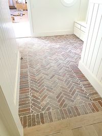 NEW HOUSE: Brick Floors - House of Hargrove