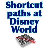 Every time I’m at Disney World, I use shortcut paths, but have noticed that many people don’t realize these routes exist. Here are a few shortcuts that you might find helpful during your trip…