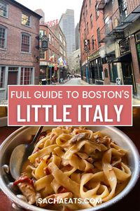 A guide to the top things to do & restaurants in Boston's Little Italy, also known as Boston's North End. North End Boston Things To Do | Boston Massachusetts | Massachusetts Travel Boston Restaurants | Little Italy Boston things to do | Boston foodie guide | Boston food bucket list | Boston restaurants best | Best restaurants in Boston ma | Boston travel guide | Boston aesthetic | downtown boston restaurants | boston vacation guide | boston vacation tips | Boston trip things to do