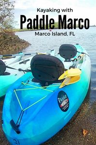 Kayaking around Marco Island is a great way to spend some time in Naples Florida.