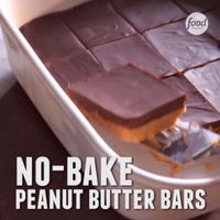 No-Bake Peanut Butter Bars + Salted Chocolate Ganache... Try this (seriously) easy recipe!