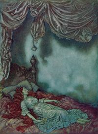 ‘The Sleeper’ from Edgar Allan Poe’s “The Bells and Other Poems” (1912) illustrated by Edmund Dulac