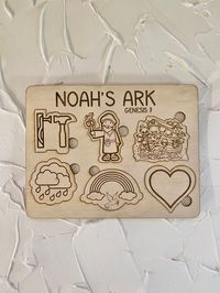 Children's imagination, education and faith are so important to us!  Our Bible Puzzle Boards help your child learn in a fun and different way. DETAILS Each puzzle is 18.5 x 29cm in size Made from 3mm thick Plywood Please be aware that as we use natural woods, occasionally grain and colour varies from product to product.  We always inspect our goods for quality to ensure you receive the best possible Australian made and designed products.