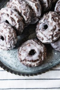 Chocolate Old-Fashioned Donuts have a rich chocolate flavor and tender, moist crumb. The glaze adds a perfect touch of sweetness!