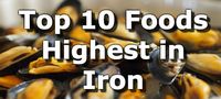 Top 10 Foods Highest in Iron