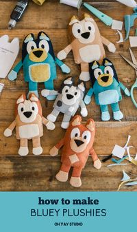 Bluey plushie pattern! – oh yay studio – Color + Painting + Making + Everyday celebrating