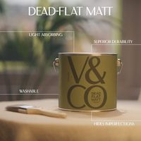 Our Dead-Flat Matt formula ensures the perfect finish; rich in colour and with a superior durability.