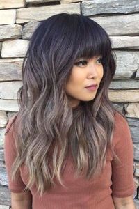 The Best Hair Color Ideas for Brunettes: Cool-Tone Ombré