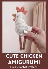 Free Crochet Cute Chicken Free Pattern - All Thing Crafts