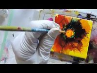 Step-by-step Tutorial how to paint with Alcohol Inks - YouTube