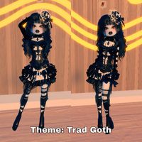 Theme: Trad Goth (none vip) #fashion #dresstoimpress #aesthetic #outfits #slay