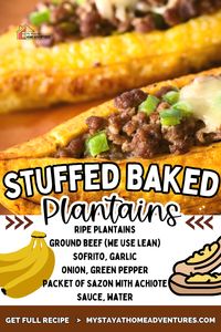 You are about to learn how to create this delicious Puerto Rican recipe, Stuffed Baked Plantains or Canoas De Plátanos Maduros. Plantains are very popular in Puerto Rican cultures. Mofongo and many other plantain dishes are also very popular in the Caribbean. Plantains are my favorite things in the world. I have written about it before and have shared some fantastic recipes with them.