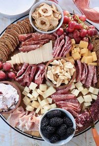 This simple, but elegant Fall Charcuterie Board is filled with delicious meats, cheeses, dried fruits, fresh fruits, dips, and crackers. If you’re looking for ideas on how to make a beautiful Autumn harvest board, check out this easy step-by-step guide! This board is fancy enough for a Thanksgiving appetizer, but easy enough to make anytime.