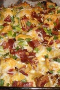 Loaded Chicken & Potato Casserole