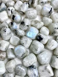 Rainbow Moonstone Tumbled Stone | Pocket Rock | Polished Moonstone Gemstone