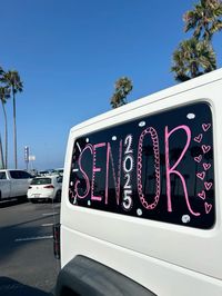 Senior car paintinf decor