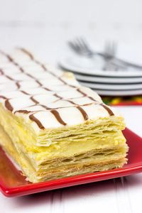 Classic French Napoleons | Uses frozen puff pastry for an easy twist!