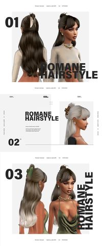 Romane Hairstyle | LeahLillith no Patreon