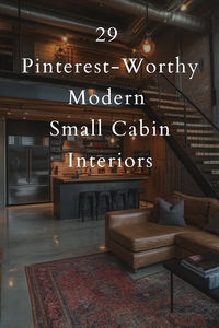 Discover 29 stunning small cabin interior ideas that redefine modern coziness! Perfect for your next remodel or dream getaway. Rustic vibes meet sleek designs—find your inspiration here!