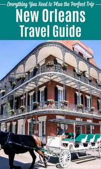 New Orleans Travel Guide … everything you need to know, to plan the perfect New Orleans vacation! Looking for things to do in New Orleans? Wondering if NOLA is safe, or if Bourbon Street is worth visiting? This guide covers everything from the best neighborhoods (French Quarter, Garden District, Uptown, more), weather, when to go, what to wear, food, Mardi Gras, and more! | Hello Little Home #neworleans #nola #onetimeinnola #traveltips #traveldestinations #bucketlist #thingstodoinneworleans