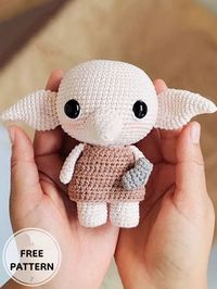 Patrón Gratis Harry Potter Dobby Amigurumi – Amigurumi