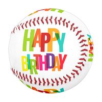 Happy Birthday Baseball Gender: unisex. Age Group: adult.