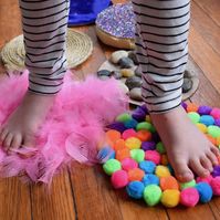 DIY Games: Sensory Twister - The Inspired Treehouse