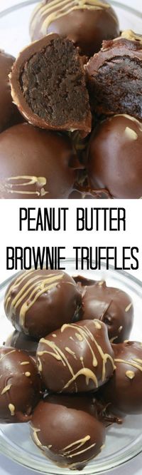 Peanut Butter Brownie Truffles - Page 2 of 2 - Sincerely Jean