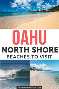 Heading to Oahu on your Hawaiian vacation? Don't miss these 7 incredible North Shore beaches for the best surfing and places to see Hawaiian sea turtles. Hitting the beach is a fun, free thing to do on Oahu and the North Shore beaches have some of the best sunset views. Click to find out which North Shore beaches are worth it or pin to save for later. www.hawaiitravelwithkids.com #northshore #oahu #hawaii #surfing