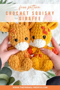 If you want a lovable and squishable friend, this Giraffe crochet pattern is just what you need. Make your own plush giraffe amigurumi with this free pattern!