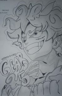 Luffy Gear 5 @menggambar anime