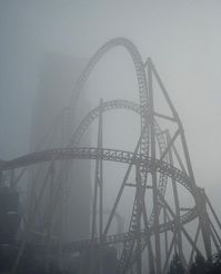 Evil Tower and Roller Coaster