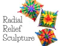 Art Lesson for Kids: Radial Symmetry Paper Relief Sculpture | TpT