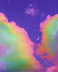 Aesthetic Rainbow Background