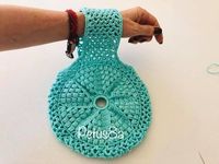 Como tejer porta-hilo o porta-madeja en crochet amigurumis by Petus - YouTube