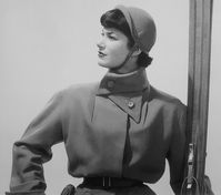 Carven A/H 1949-50 "Saint-Moritz". Photo Seeberger. Mannequin Chucha.