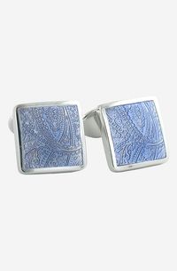 David Donahue Sterling Silver Cuff Links