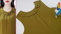 No tailor will tell you that cutting and sewing a beautiful neck this way is easier than you think.