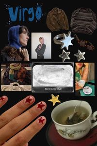 Moodboard~ cashmere, stripy scarves, star nails, and silver jewelry