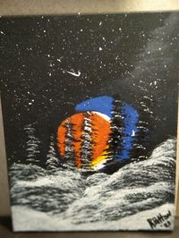 paintings about the moon