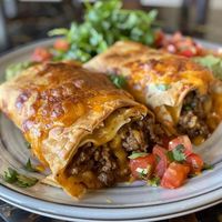 Beef and Cheese Chimichanga