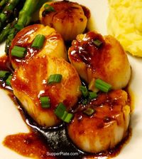 A wonderful recipe for New Years Eve or any special occasion. Our love for Asian type dishes inspired us to make Asian Scallops with a delicious soy rice vinegar sauce. 