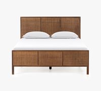 Dolores Cane Platform Bed | Pottery Barn