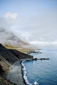 road to höfn, iceland.