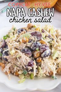 Copycat Hy-vee Napa Cashew Chicken Salad - Make the Best of Everything